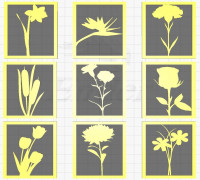 Flower Panels for Swappable Lantern 3D model