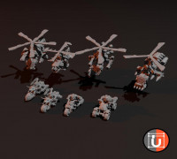 Ork Bikers 3D model