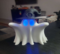 Ghost Booh Witch Hat Resize 3D model