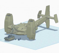 Kitbash: Warbots - Dropship 3D model