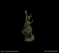Onehand/bearhand druid 3D model