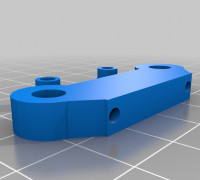 Team Academy SB Front arm mount (forward) 3D model