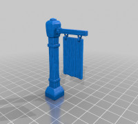 signboard 3D model