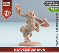 HEADLESS CENTAUR - WWW.TAROTMINIATURES.COM 3D model