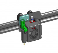 Ender CR Touch Mount adjustable 3D model