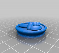 PeaceKeyChain 3D model