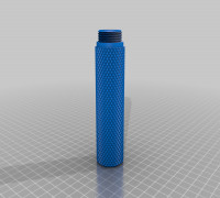 My Customized Knurled Screw-Top Container - 3D model