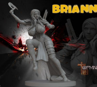 TABLETOP RPG ROLE-PLAYING GAME WARRIOR 3D model