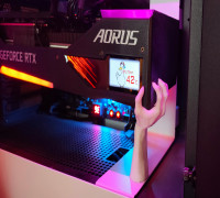 Graphics card support, holder, NVIDIA, AMD 3D model