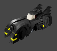 Lego Batmobile 3D model