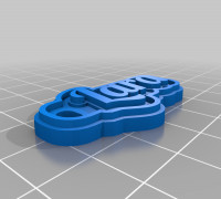 Lara keychain 3D model