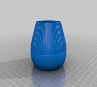 STRIPED PEAR VASE 3D model