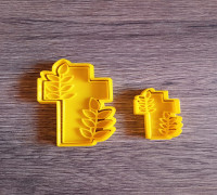 COOKIE CUTTER CROSS 3D model