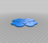 Plaque de jeu So Clover 3D model