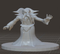 Gnome/dwarf mindflayer mini 3D model