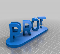 Prot or not 3D model