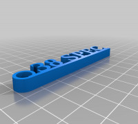 My Customized KeychainDL 38 SPEC 3D model
