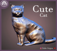 Cute Cat 3D model