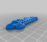 chaveiro jessica 3D model