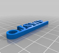My Customized KeychainDL 3D model