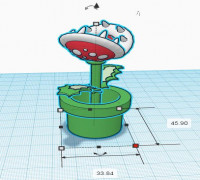 Plant Mario 3D model