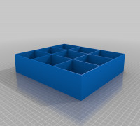 My Customized Customisable Drawer Insert Divider 3D model