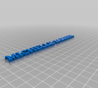 My Customized Nameplate3 3D model