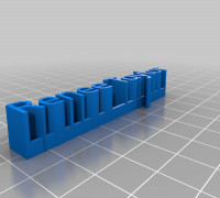 My Customized 3D name plate 3D model