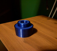 Extension for split filament spool 3D model