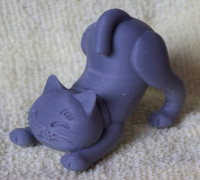 stretch cat 3D model