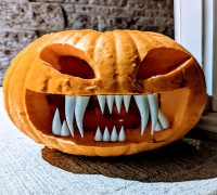 Pumpkin Fangs 3D model