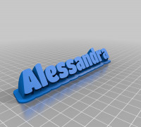 alessandra plate 2 3D model