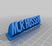 Hussein 3D model