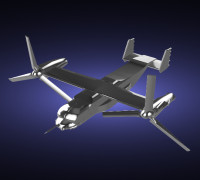 V-22 Osprey 3D model