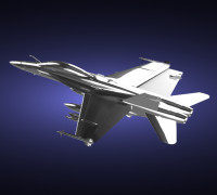 F18 3D model