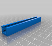 LED Strip Holder & Diffuser 3D model