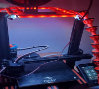 Quad LED Strip 3D model