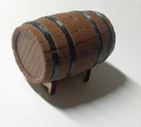 Wine Barrel 3D model