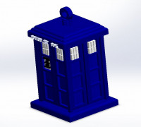 TARDIS Keyring 3D model