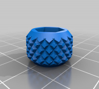 My Customized Knurled Knob 3D model
