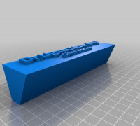 My Customized Nameplate 3D model