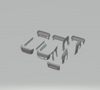 vw golf kit custom 3D model