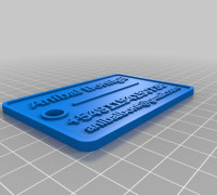 My Customized Luggage Tags 3D model