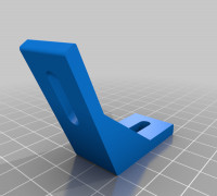 updated thin 120degree single slot bracket 3D model