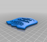 Customized Vicky Elf Badge 3D model
