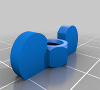m5 wingnut 3D model