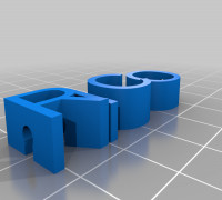 My Customized Cable Tag 3D model