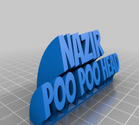 poo poo head 3D model