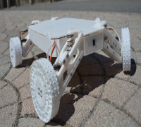 3D printed vehicle, 4G camera 3D model
