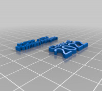 My Customized Grad Cap Keychain 3D model